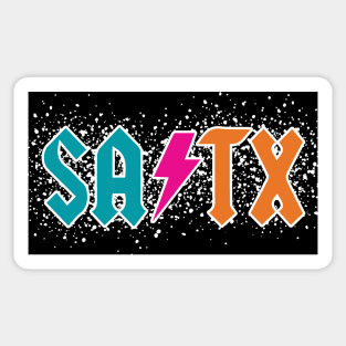 SATX Retro Punk Rocker Style Sticker